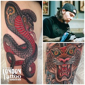 Chris Stuart at the London Tattoo Convention 2018