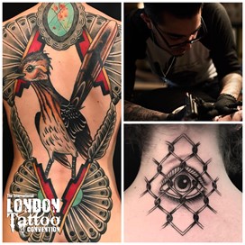 Derick Montez at the London Tattoo Convention 2018