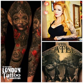 Ellen Westholm at the London Tattoo Convention 2018