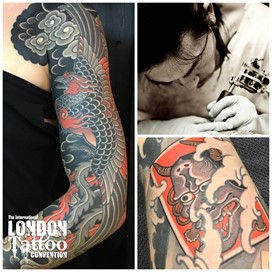Ichibay at the London Tattoo Convention 2018