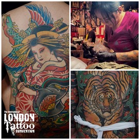 Shion at the London Tattoo Convention 2018