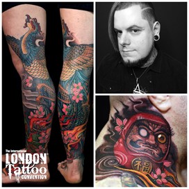 Tim Kern at the London Tattoo Convention 2018