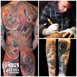 Aaron Bell at the London Tattoo Convention 2018