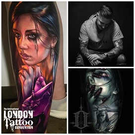 Andrew Smith at the London Tattoo Convention 2018