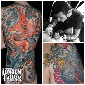 Erik Rieth at the London Tattoo Convention 2018