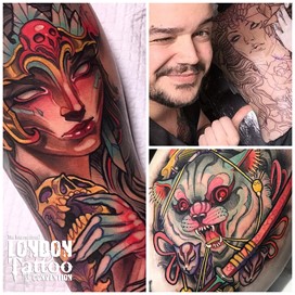 Isnard Barbosa at the London Tattoo Convention 2018