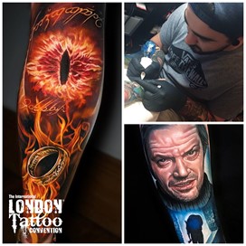 Jordan Croke at the London Tattoo Convention 2018
