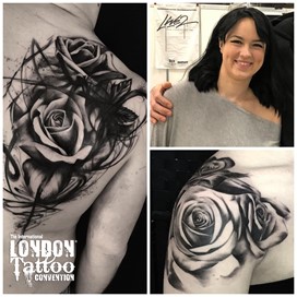 Natalie Nox at the London Tattoo Convention 2018