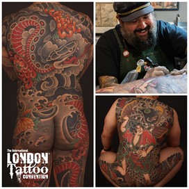 Rodrigo Melo at the London Tattoo Convention 2018