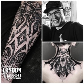 Stas Gromov at the London Tattoo Convention 2018
