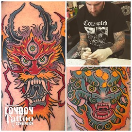 Steve Byrne at the London Tattoo Convention 2018