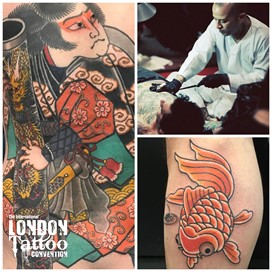 Yushi Horikichi at the London Tattoo Convention 2018