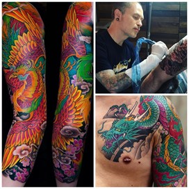 George Bardadim at the London Tattoo Convention 2018