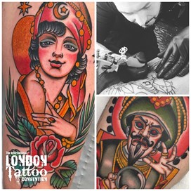 Gianni Orlandini at the London Tattoo Convention 2018