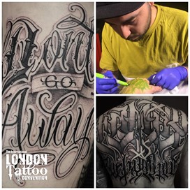 Niorkz at the London Tattoo Convention 2018