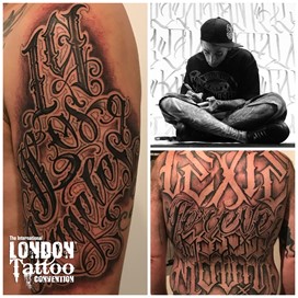 Norm at the London Tattoo Convention 2018