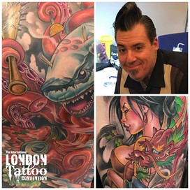 Joe Capobianco at the London Tattoo Convention 2018