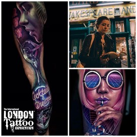 Sam Barber at the London Tattoo Convention 2018