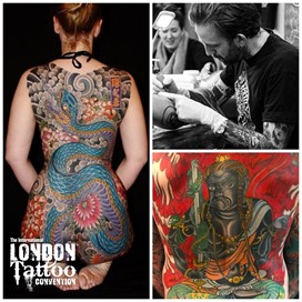 Stewart Robson at the London Tattoo Convention 2018