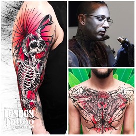 Abel Miranda at the London Tattoo Convention 2018