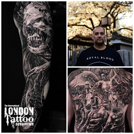 Carlos Torres at the London Tattoo Convention 2018