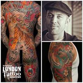 Chris Garver at the London Tattoo Convention 2018
