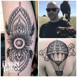 Guy Neutron at the London Tattoo Convention 2018