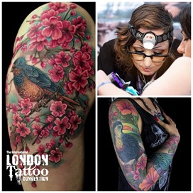Jo Harrison at the London Tattoo Convention 2018