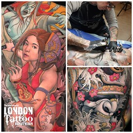 Henrik at the London Tattoo Convention 2018