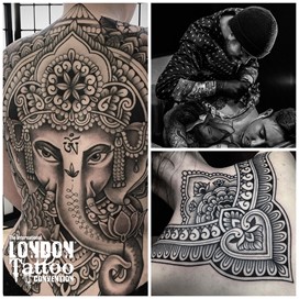Jack Peppiette at the London Tattoo Convention 2018