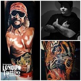 Jason Baker at the London Tattoo Convention 2018