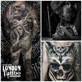 Matt Jordan at the London Tattoo Convention 2018