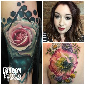 Jennifer Sterry at the London Tattoo Convention 2018
