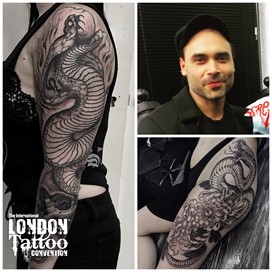 Joao Bosco at the London Tattoo Convention 2018
