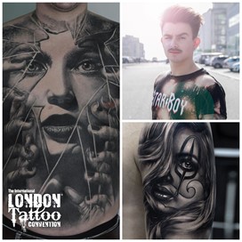 João Morais at the London Tattoo Convention 2018