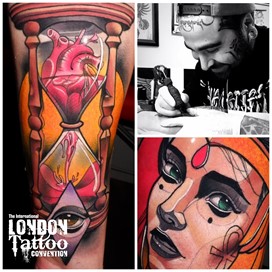 Myrhwan at the London Tattoo Convention 2018