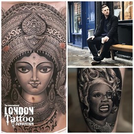 Owen Paulls at the London Tattoo Convention 2018