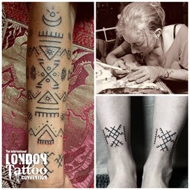 Samantha Houten at the London Tattoo Convention 2018