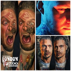 Sasha O'Kharin at the London Tattoo Convention 2018