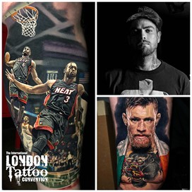 Steve Butcher at the London Tattoo Convention 2018