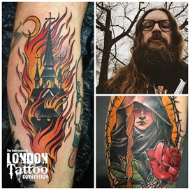 Uncle Allan at the London Tattoo Convention 2018