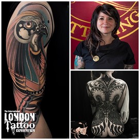 Vale Lovette at the London Tattoo Convention 2018