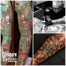 Vlady at the London Tattoo Convention 2018
