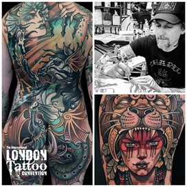 W.T.Norbert at the London Tattoo Convention 2018