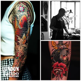 Damin at the London Tattoo Convention 2018
