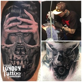 Marcos Franke at the London Tattoo Convention 2018