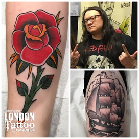 El Pinche Loco at the London Tattoo Convention 2018