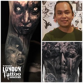 Ael Lim at the London Tattoo Convention 2018