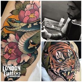 Alvaro Alonso at the London Tattoo Convention 2018