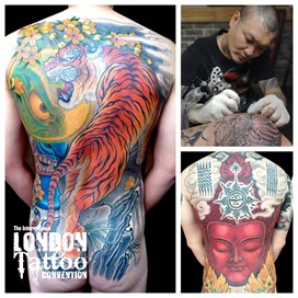 Hua at the London Tattoo Convention 2018